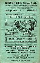 Match programme