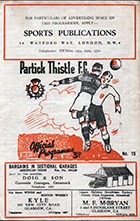 Match programme