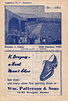 Match programme