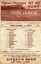 Match programme