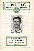 Match programme