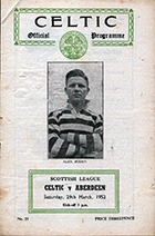 Match programme