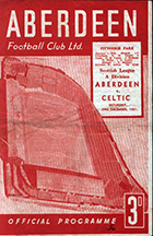 Match programme