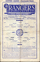 Match programme