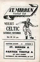 Match programme