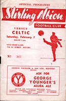 Match programme