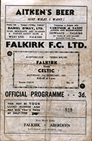 Match programme