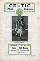 Match programme