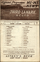 Match programme