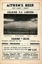 Match programme