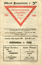 Match programme