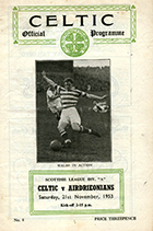 Match programme