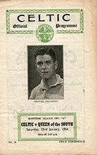 Match programme