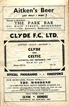 Match programme