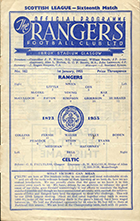 Match programme