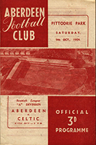 Match programme