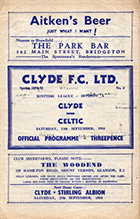 Match programme