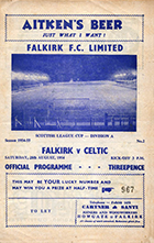 Match programme