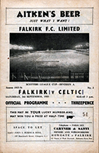 Match programme