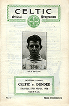 Match programme