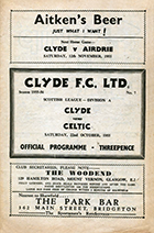 Match programme