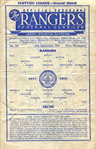 Match programme