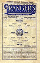 Match programme