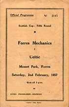 Match programme