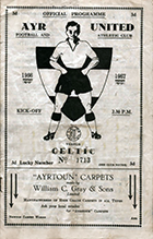 Match programme