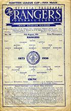 Match programme