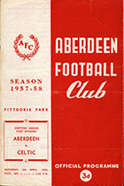 Match programme