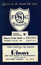 Match programme