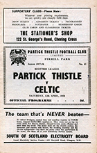 Match programme