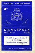 Match programme