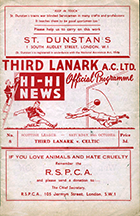 Match programme