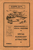 Match programme