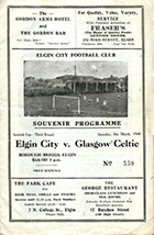 Match programme