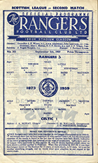 Match programme