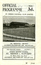 Match programme