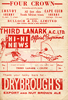 Match programme