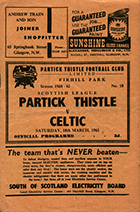 Match programme