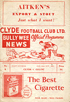 Match programme