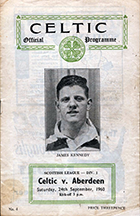 Match programme