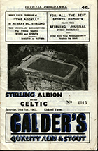 Match programme