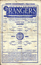 Match programme