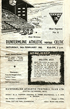 Match programme