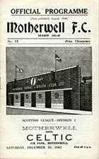 Match programme