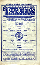 Match programme