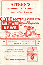 Match programme