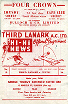 Match programme